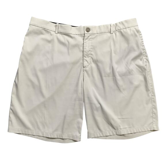 Nike Golf Shorts Mens 40 Beige Dri Fit Flex Core Standard Fit Flex Waistband - Picture 1 of 12